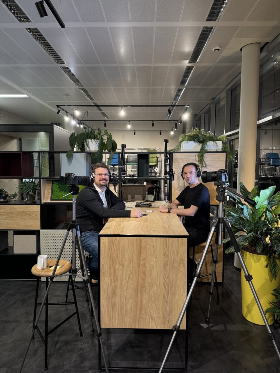 Paul und Henry im Podcast-Studio