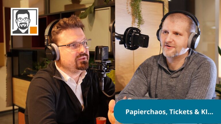 Podcast Folge 5: Papierchaos, Tickets und KI - So haben wir unser Büro digitalisiert