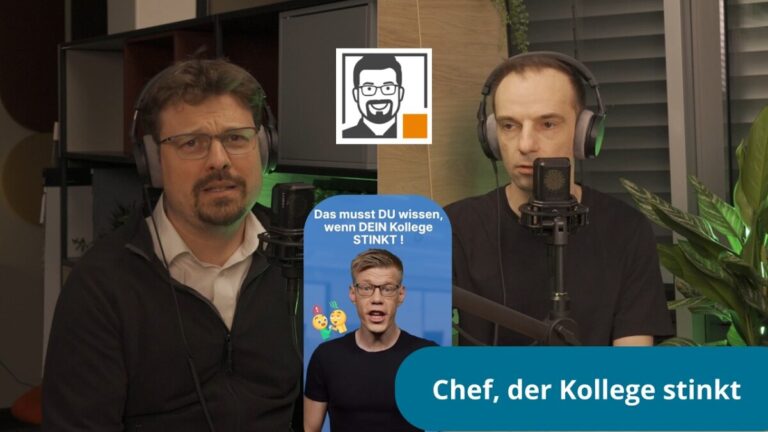 Chef, der Kollege stinkt! So gehst du mit Geruchsproblemen im Büro um (Podcast Folge 17)